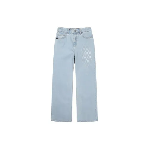 MLB Old Flower Jeans Women's Blue