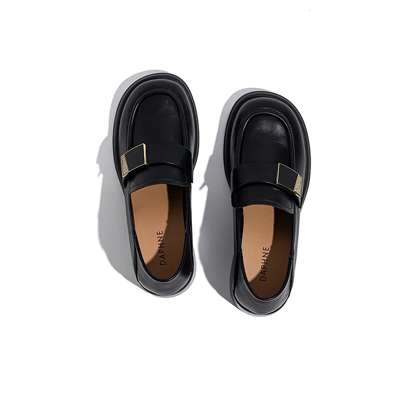 DAPHNE Loafers Women's Black/Beige-4