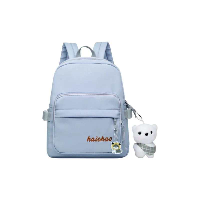 FAMAN Oxford Backpack Small Size Women's Ecru/Black/Purple/Blue/Pink-1