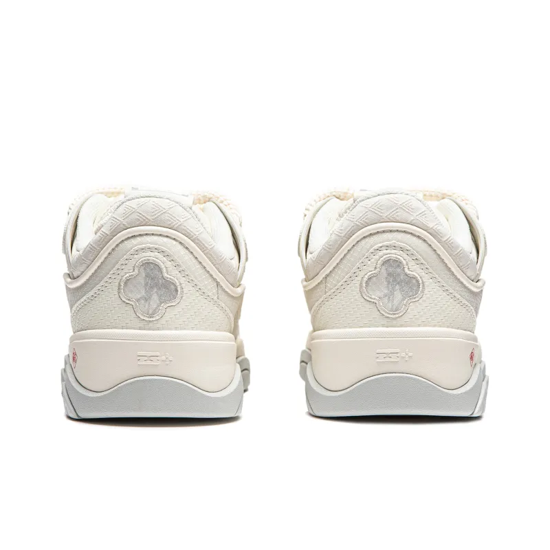LiNing Journey 2.0 Low Top Skateboard Shoes Women's Ecru-4
