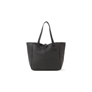 Beams Brady Collaboration Cow Leather Tote Bag, Shopping Bag, Handbag, Shoulder Bag Women's Black