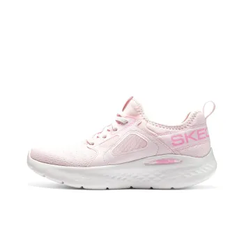 Skechers Go Run Lite Cushioning Low Top Casual Running Shoes Women's Pink