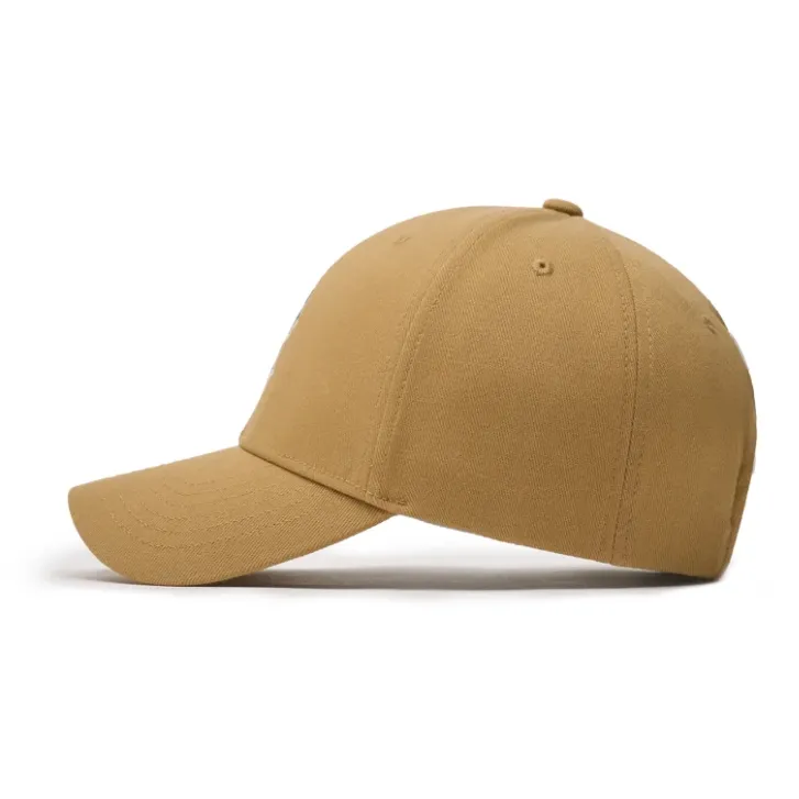 MLB Polyester Polyurethane Cotton Baseball Caps Unisex Brown-1
