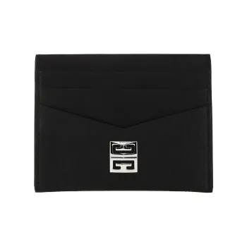 GIVENCHY Calfskin Card Holder, Wallet Men's Black