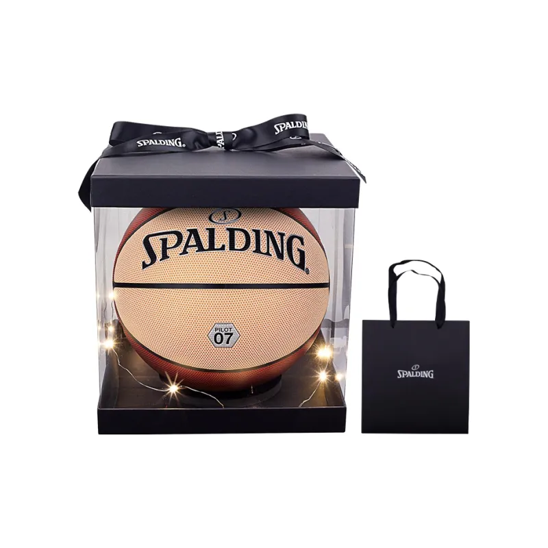 SPALDING Pilot Collection 77 867Y PU Basketball Brown Pilot 07 Size 7 Training Unisex-0