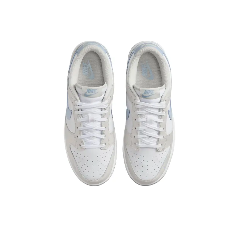 Nike Dunk Low Light Bone Armory Blue Women's-3