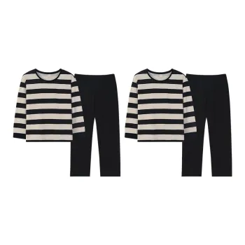 Sha Qian Pajama Set Spring And Fall Season Unisex