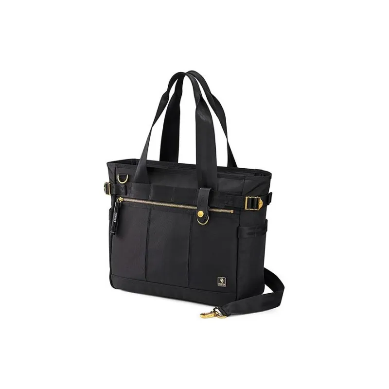 PORTER Nylon Tote Bag Shopping Bag Shoulder Bag Crossbody Bag Handbag Unisex Black-1