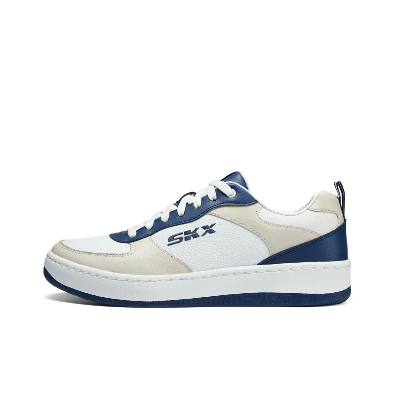 Skechers Low Top Skateboard Shoes Men's White-0