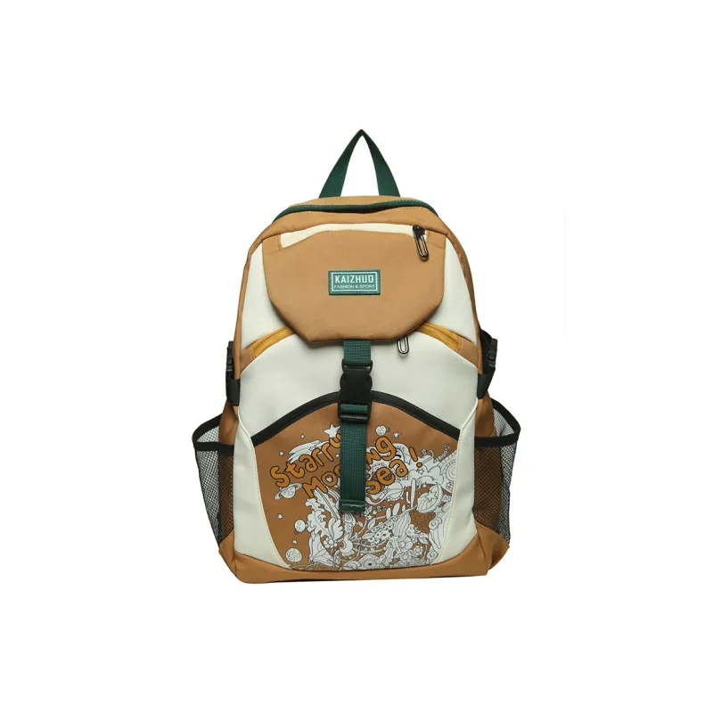 NIGEER Nylon Backpack Regular Women's Pink/Brown/Gray/Blue/Black-9