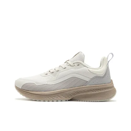 361° Cushioning Wear-Resistant Low-Top Running Shoes Women's Gray Brown