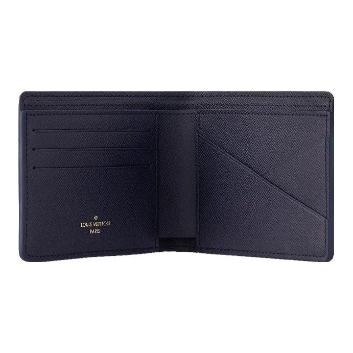 LOUIS VUITTON Multiple Wallet Ink Blue-3