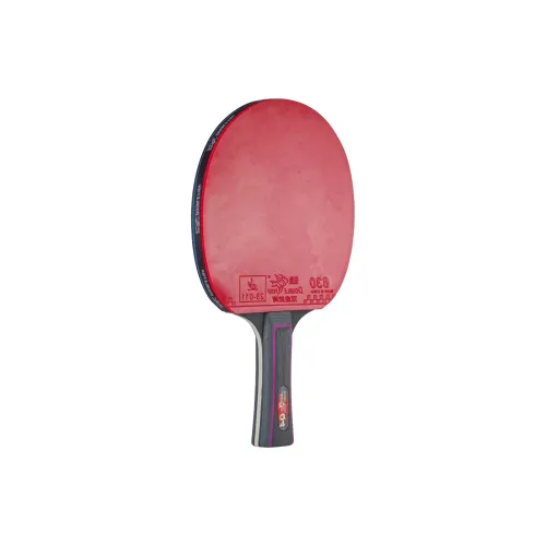 DOUBLEFISH Ping Pong Paddles Unisex Pure Wood Red
