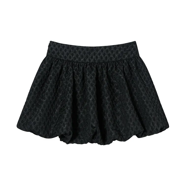 MEETLADY Casual Short Skirts Women's Black-1