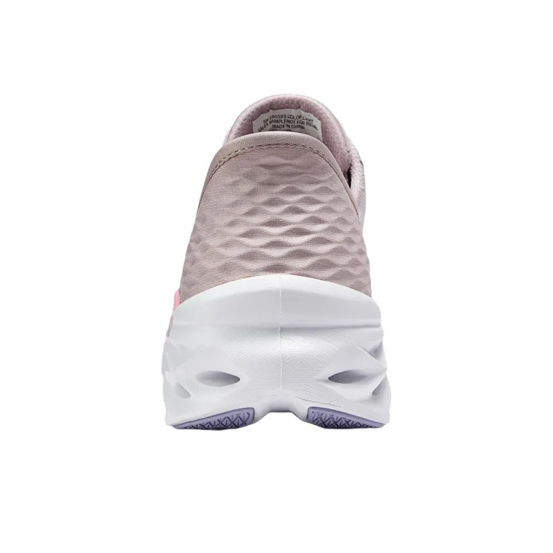 Skechers Cushioning Breathable Lightweight Low Top Casual Running Shoes Women's Purple-4