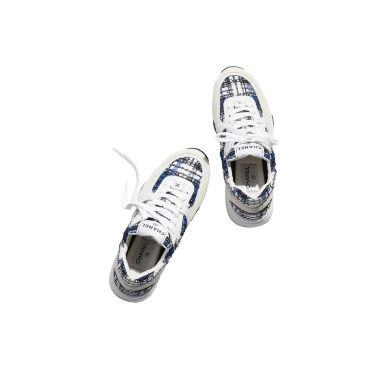 CHANEL Sneaker 'Dark Blue Tweed'-3