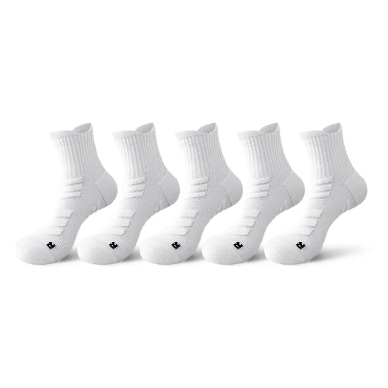 LUOLIAN Mid Calf Socks Unisex 5 Pack-30