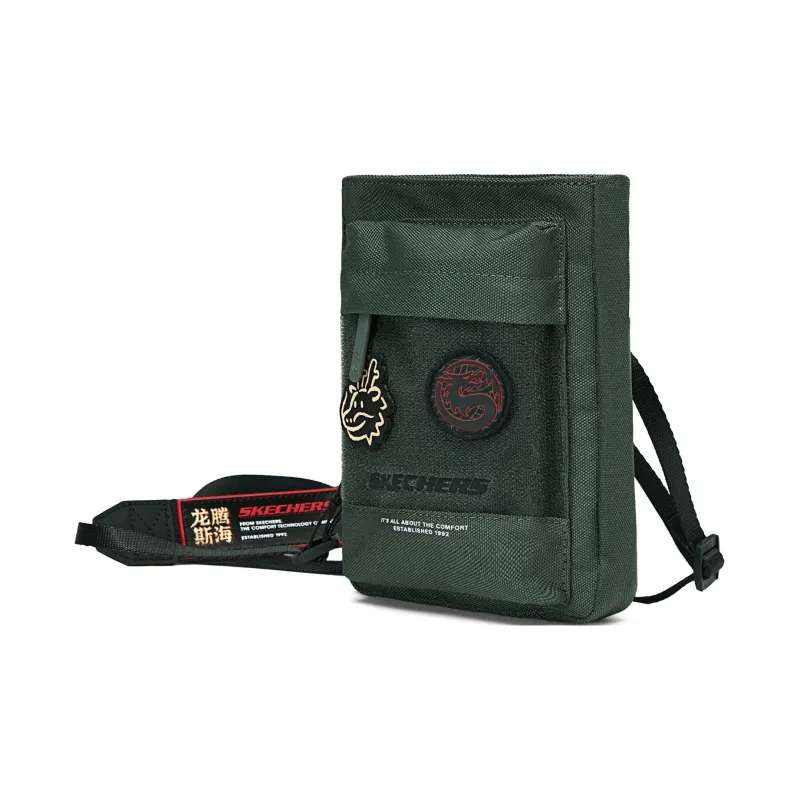Skechers Fabric Shoulder Bag Crossbody Bag Regular Unisex Berlin Green-1