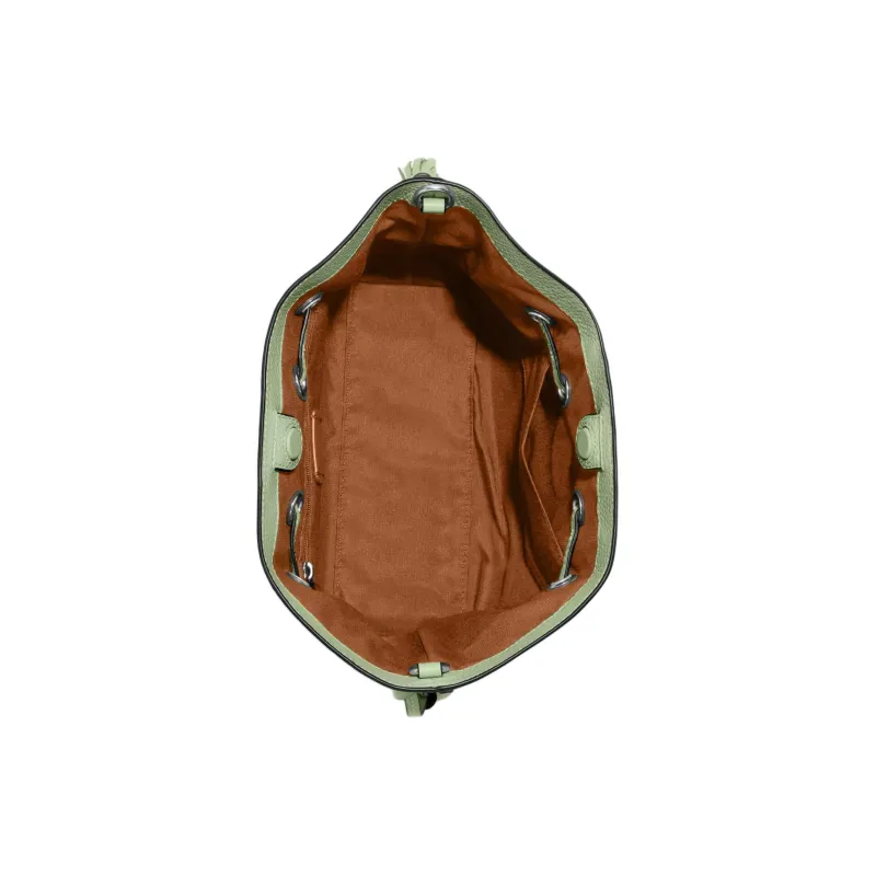 COACH Andy Pebbled Leather Shoulder Bag, Crossbody Bag Women's Pistachio-2