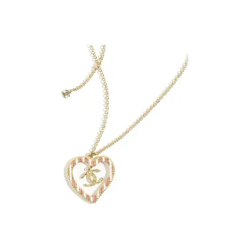 CHANEL Metal Necklaces Women's Gold