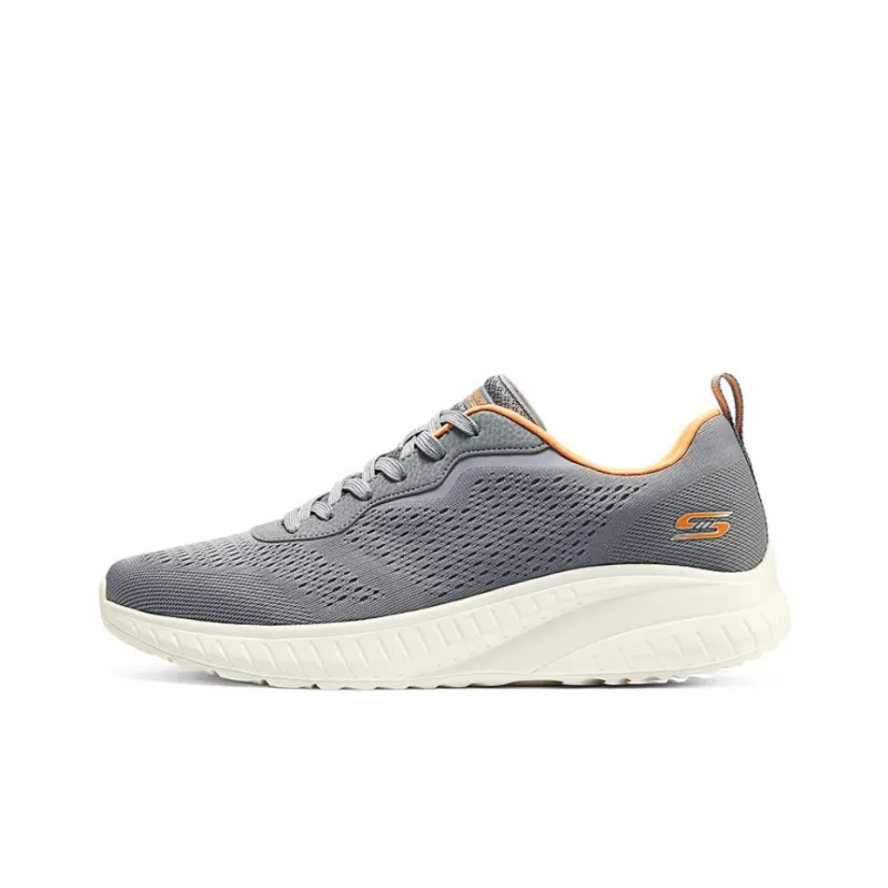 Skechers Slip Resistant Low Top Casual Shoes Men's Gray-0