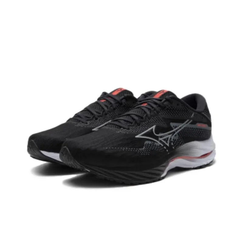 Mizuno Wave Rider 27 'Black Grey Red'-2