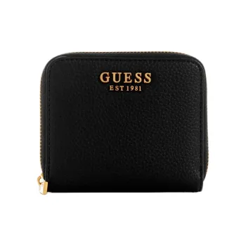 GUESS Artificial Leather Wallet Small Size Women's Black