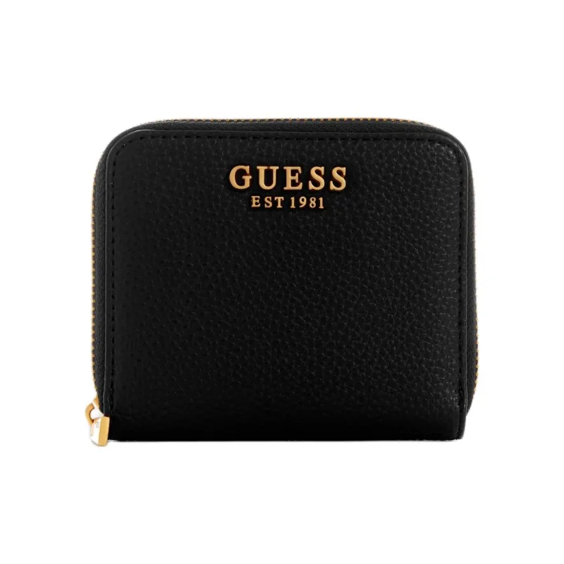 GUESS Artificial Leather Wallet Small Size Women's Black-0