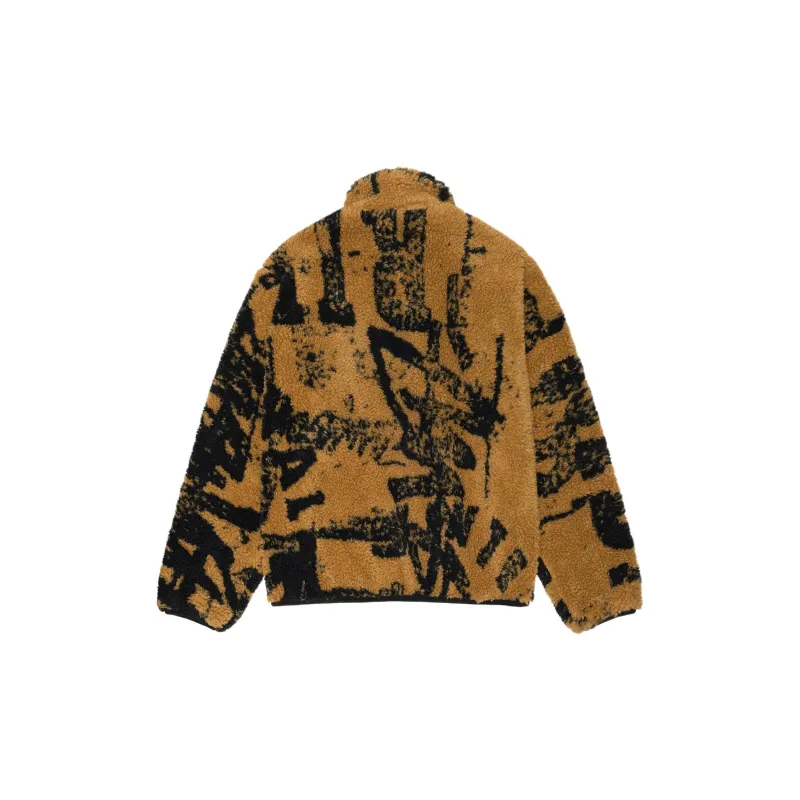 Stüssy Reversible Fleece texture Jacket-3