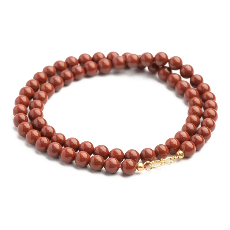 Xianyuan Southern Red Agate Fine Jade Necklaces Unisex-0