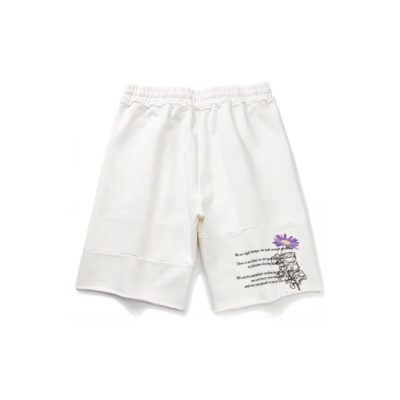 VESSEL Casual Shorts Unisex White-1