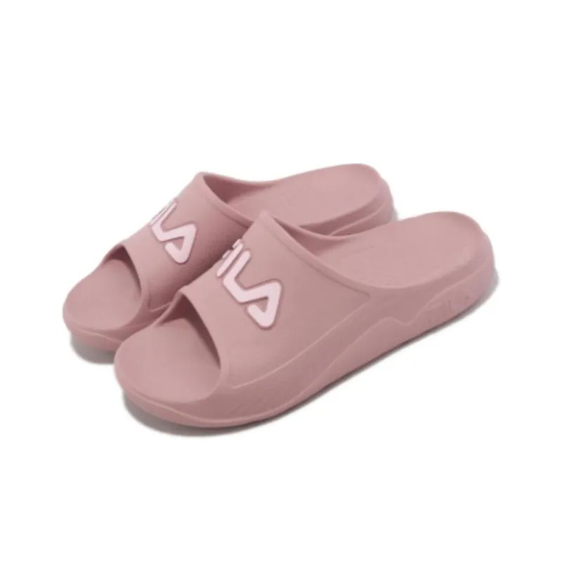 FILA Rubber Sole Slip-Resistant Slide Slippers Unisex Pink-3