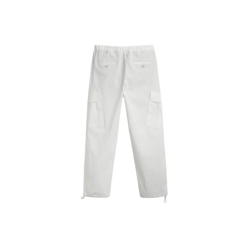 ZARA Casual Pants Men White-1