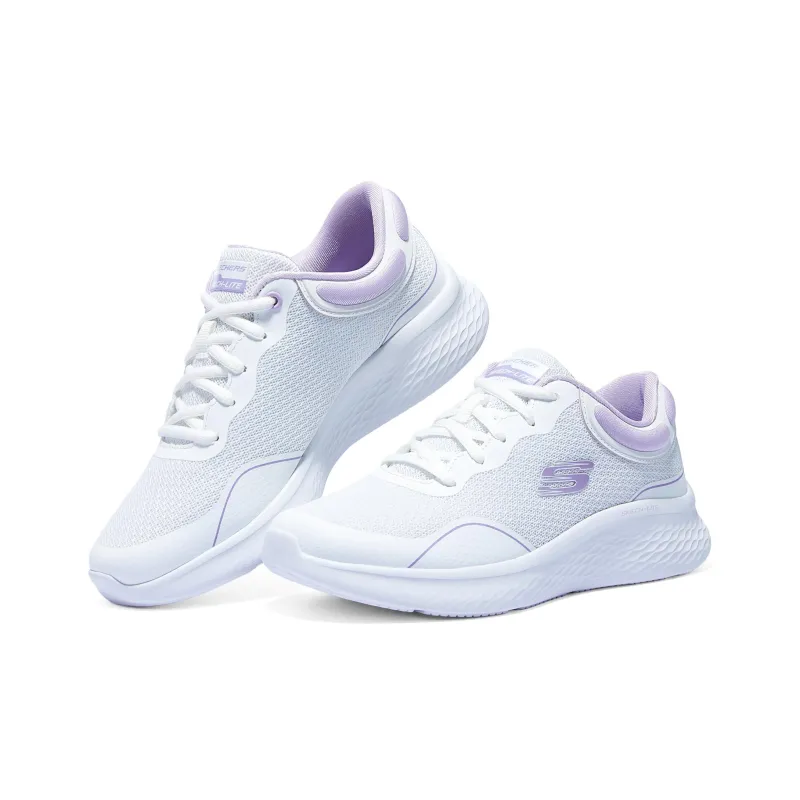 Skechers Skech-Lite Pro Cushioning Anti-Slip And Wear-Resistant Low-Top Casual Running Shoes Women's White-3