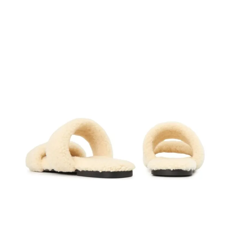 SAINT LAURENT Bleach Slip On Slides-4