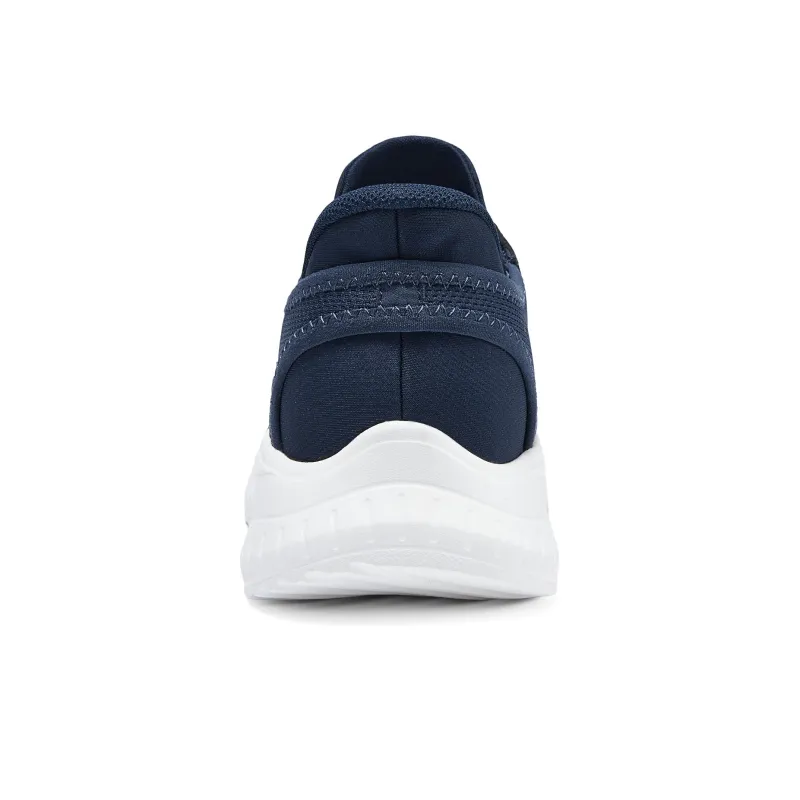 Skechers Slip Ins Cushioned Wear-Resistant Lightweight Low-Top Casual Shoes Men's Navy-4
