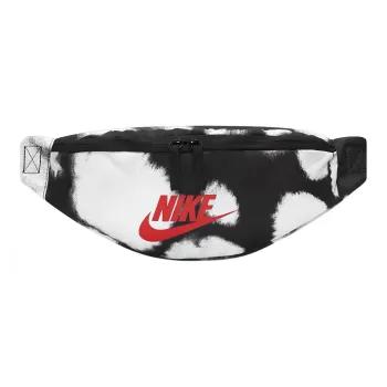 Nike Heritage Polyester Fanny Pack Regular Unisex Black White