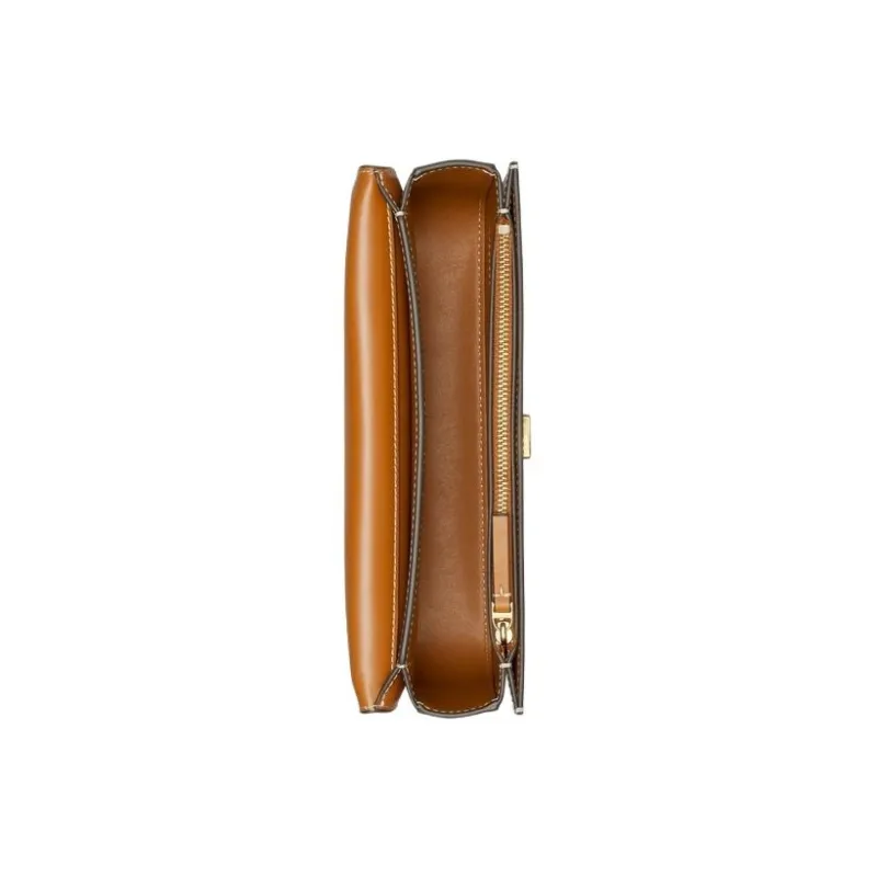 TORY BURCH Eleanor Small E/W Convertible Shoulder Bag Whiskey-2