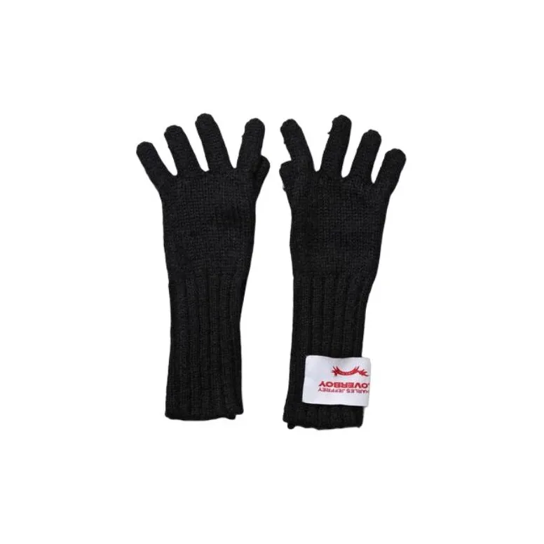 CHARLES JEFFREY Logo patch Knitted Gloves-1