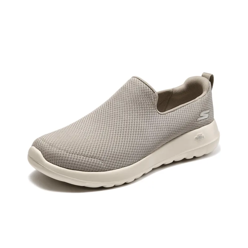 Skechers Cushioning Wear Resistant Breathable Lightweight Rebound Low Top Casual Shoes Men's Taupe-2