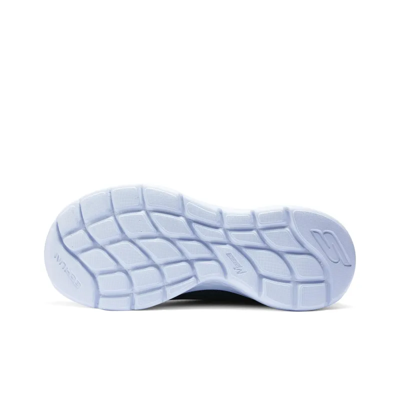 Skechers Go Run Lite Low Top Casual Running Shoes Women's Black White-5