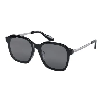 MUJOSH Astral Series Square Oversized Plate Metal Polarized Sunglasses With UV Protection Unisex