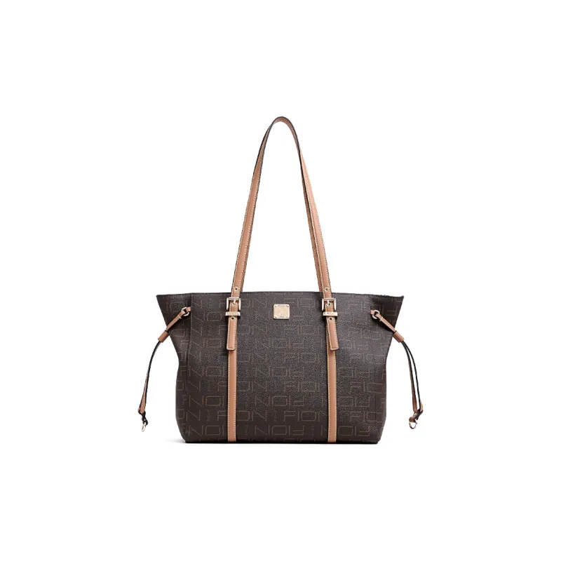 FION Artificial Leather Tote Bag, Shopping Bag, Handbag, Shoulder Bag Regular Women's Multicolor-3