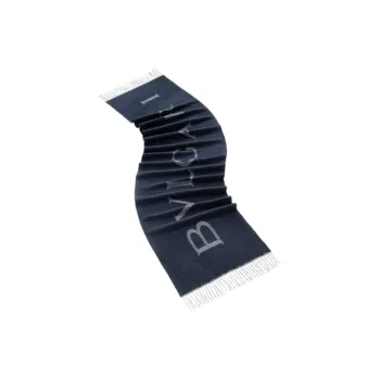 BVLGARI Knit Scarves Women's Dark Blue