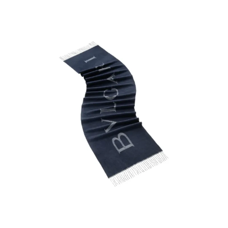 BVLGARI Knit Scarves Women's Dark Blue-0