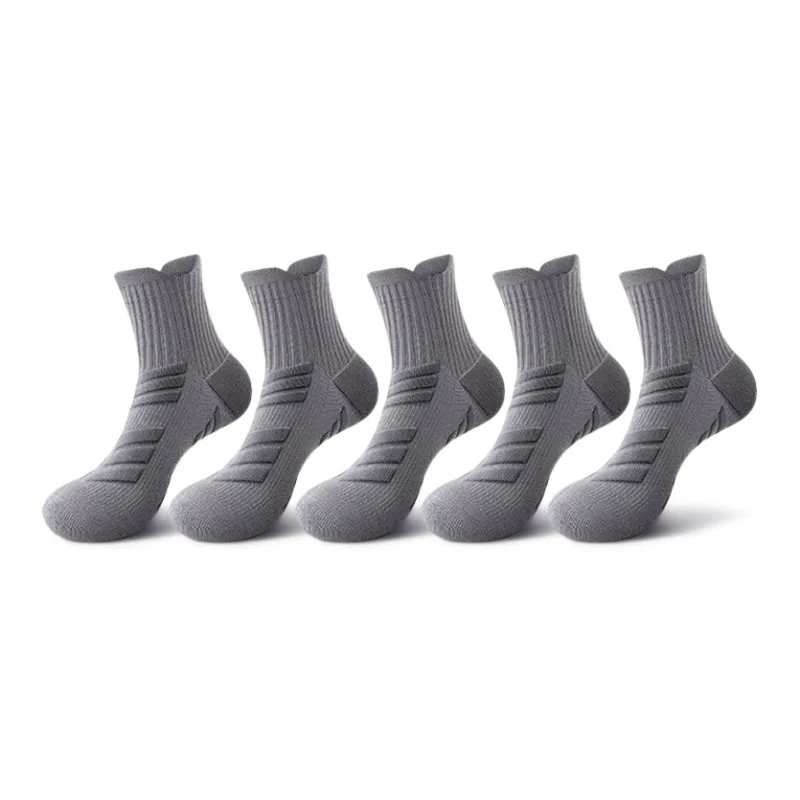 LUOLIAN Mid Calf Socks Unisex 5 Pack-45