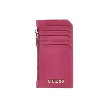 GUESS Artificial Leather Card Holder Women's Fuchsia