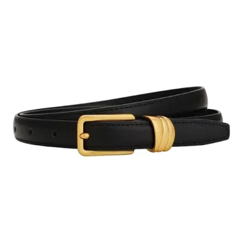 ALIEN BANG Advanced Sensitive Belt Design-Oriented Niche Cow Leather Leather Belts Women's 1.8cm