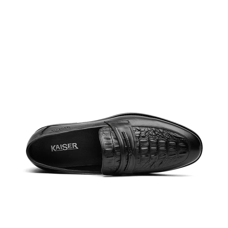 KAISER Dress Shoes Men Low Top Brown/Brown-11