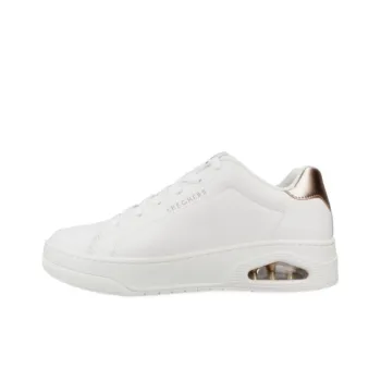 Skechers Uno Courted Anti Slip Wear Resistant Low Top Running Shoes Women's White